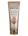 Jergens Natural Glow Self Tanner Face Moisturizer, SPF 20 Facial Sunscreen & Natural Glow Self Tanner Lotion, Daily Sunless Fake Tanning, Medium to Deep Skin Tone