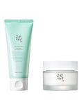 Beauty of Joseon Green Plum Refreshing Cleanser Gel with Dynasty Cream Hydrating Face Moisturizer for Dry