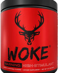 Bucked Up - Woke - HIGH STIM Pre Workout - Best Tasting - Focus Nootropic, Pump, Strength and Growth, 30 Servings (Rocket Pop)