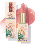 CATKIN Tinted Lip Balm Glitter Lip Stain Ultra Hydrating Lip Moistrurizer Chapstick with Vitamin E Nourishing For Cracked & Dry Lips 0.12 oz C10 Venus - Peach Pink