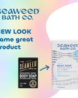 Seaweed Bath Co. Exfoliate Detox Body Soap, 3.75 Ounce, Sustainably Harvested Seaweed, Charcoal (Packaging May Vary)