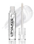 Palladio Lip Glaze Serum, Hydrating Lip Gloss with Peptides & Hyaluronic Acid for Plump, Smooth, and Nourished Lips – Vegan, High-Shine, Non-Sticky Finish (Crystal Ice)