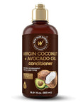 WOW Hair Conditioner - Coconut & Avocado Oil - Restore Dry, Damaged Hair - Increase Gloss - Reduce Split Ends, Frizz - Sulfate, Silicones, Paraben Free - All Hair Types, Adults & Children - 500 mL