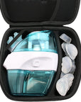 Navage Black Travel Case - Safety Case For Navage Nasal Irrigation System - Anti-Scratch Protector - Travel Storage Organizer for Nose Cleaner (Black)