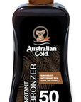 Australian Gold Spray Gel Sunscreen with Instant Bronzer SPF 50, 8 Ounce | Moisturize & Hydrate Skin | Broad Spectrum | Water Resistant,B07DG52KLY