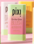 Pixi On-the-Glow Blush - CheekTone, pH Reactive Hydrating Tinted Moisture Blush Stick with Ginseng, Aloe Vera & Fruit Extracts, For Cheeks & Lips, 19g / 0.6oz, Paraben-Free