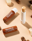Vaseline Lip Therapy Variety 4-Pack – Cocoa Butter + Aloe Vera Moisturizing Lip Balm with Vitamin E, 0.16 Oz Ea