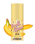 Lip Smacker Fruit Glaze Lip Oil, Ultra-Hydrating & Moisturizing with High-Shine Finish, Plush Applicator for Effortless Glide, Delicious Non-Sticky Flavor - Banana