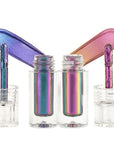 Duochrome MultiChrome Chameleon Liquid Metallic Eyeshadow 2 pcs set, High-Impact Multi-Dimensional Finish,Purple Pink Silky Smooth and High Pigment Holographic Glitter Eyeshadow Makeup (Set01)