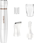 Conair All-In-1 Facial Hair Removal for Women, Cordless Electric Trimmer, Perfect for Face, Ear/Nose, Eyebrows, and Bikini Lines