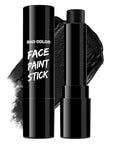 BADCOLOR Black Cream-Blendable Face Body Paint Stick for Adults Children Eye Black Softball Football Baseball Sports , Non-Toxic Hypoallergenic for Halloween SFX Makeup Cosplay Joker Costume Parties
