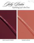 LAURA GELLER NEW YORK Jelly Balm Hydrating Lip Color Duo - Very Black Cherry + Sugar & Spice - Holiday 2024