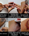 Mehron Makeup SynWax | Firm Modeling Wax for Special FX | Scar Wax SFX Makeup For Fake Scars, Fake Wounds, & Halloween Effects 1.5 oz (42 g)