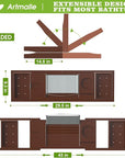 Bathtub caddy tray for tub,