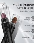 3PCS Cream Eyeshadow Sticks, Neutral Metallic Makeup Pencil For Eyes, Eye Brightener Highlighter, Waterproof & Long Lasting Eye Shadow Stick And Eyeliner Set