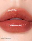 Peripera Ink Mood Glowy Tint | Lip-Plumping, Naturally Moisturizing, Lightweight, Glow-Boosting, Long-Lasting, Comfortable, Non-Sticky, No White Film (020 BROWN YAKGWA (HONEY K-OOKIE))