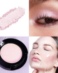 Monochrome Glitter Eyeshadow Makeup Palette, Highly Pigmented Rose Gold Eyeshadow Palette, Shimmer Pressed Powder Eye shadow Makeup, Single Vegan Eye Shadow, Daily Evening Women Girls Eyeshadow Gift6#