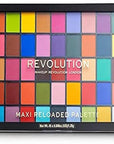 Makeup Revolution Maxi Reloaded Palette, Eyeshadow Palette, 45 Highly Pigmented Matte Shades, Monster Mattes, 1.35g Great Holiday Gift