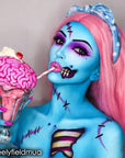 Mehron Makeup Paradise Makeup AQ Refill Size | Stage & Screen Performance, Face & Body Painting, Beauty, Cosplay, and Halloween | Water Activated Face Paint, Body Paint .25 oz (7 ml) (Light Blue)