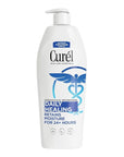 Curel Daily Healing Body Lotion for Dry Skin, Dermatologist Recommended Hydrating Body Lotion with Advanced Ceramides Complex, 13 Oz