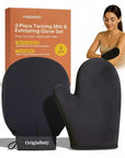 Self Tanner Mitt Applicator Set 2 Pack, Self Tanning Mitt For Self Tanner Body, Streak Free Sunless Tan Gloves, Exfoliating Gloves For Self Tanner,Tanning Mit Kit,Tan Mit Applicator