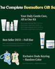 ROUND LAB Best Selling Kit, Dokdo Hydrating Trial Kit + Birch Juice Sunscreen + Birch Juice Moisturizing Cream 2.7 Fl Oz, Korean Skin Care Set, Holiday Gift Set, Stocking Stuffers, Amazon Exclusive