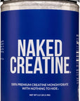 Pure Creatine Monohydrate – 200 Servings - 1,000 Grams, 2.2lb Bulk, Vegan, Non-GMO, Gluten Free, Soy Free. Aid Strength Gains, No Artificial Ingredients - Naked CREATINE