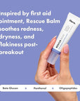 Hero Cosmetics Rescue Balm Post-Blemish Recovery Cream - Intensive Nourishing and Calming for Dry, Red-Looking Skin After a Blemish - Dermatologist Tested (50 ml, 1.69 fl. oz)