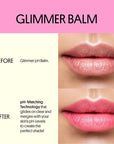 Winky Lux Lavender Glitter Confetti Balm & Rosé Glimmer Balm Duo – Nourishing pH Lip Balms with Color Changing Pink Tint, Hydrating Formula Softens Lips