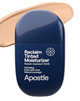 APOSTLE Reclaim Tinted Moisturizer for Men (9 Kingston) - Niacinamide, Vitamin E, Squalane, Hyaluronic Acid, Tinted Face Moisturizer For Men. Hydrates, Evens Skin Tone, Reduces Fine Lines, 1 Fl. Oz.
