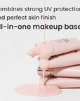 heimish Bulgarian Rose Tone-up Sunscreen SPF50+ PA+++ 1.01 fl.oz / 30ml | All-In-One Make up sunscreen | UV Protection, Primer, Tone up, moisture Facial cream, Korean Beauty