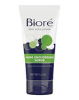 Bioré Pore Unclogging Scrub, Removes Excess Dirt and Oils, Face Scrub, with Salicylic Acid, Oil Free, (HSA/FSA Approved), 5 Ounces