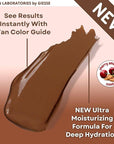 Sun Laboratories By Giesee Dark Sunsation Sunless Tanning Lotion 8 oz - Ultra Dark Self Tanner for Men and Women, Long Lasting Tanning Lotion, Sunless Tanner Cream for Face and Body