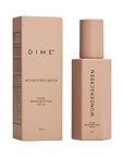 DIME Beauty Tinted Glow Wonderscreen SPF 30, Mineral Sunscreen for Face with 19% Zinc Oxide, Tinted Moisturizer with SPF, 50 g (Shade 02)