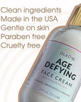 GLEOW Face Tanning Drops to Add to Moisturizer, Face Self Tanner with Revitalizing Cream, Bronzing Drops with Hydrating Cream 1oz+3.4oz