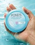 ponds Super Light Gel Oil Free Face Moisturizer 100 ml, With Hyaluronic Acid & Vitamin E for Fresh Glowing Skin & 24 hr Hydration - Daily Use