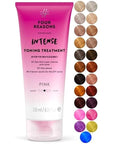 Four Reasons Color Mask INTENSE - Pink – (27 Colors) Intensive Toning Treatment - Color Depositing Conditioner – Semi Permanent Hair Dye for Lightened and Colored Hair– 100% Vegan, 6.76 fl oz