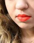 Premium Long Lasting Matte Orange Red Lip Liner Pencil |On Fire Orange Red Ultra Wear Lip Liner