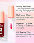 Lip Oil Pack- 6 Colors Lip Glow Oil Set Tinted Plumping Lip Oil Hydrating Transparent Lip Oil, Moisturizing Lip Gloss oil for Girl Lip Care Makeup
