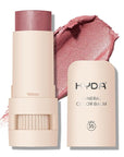 Mineral Color Balm, SPF 35 Multi Color Stick for Lips, Cheeks& Eyes, Blendable Creamy Lightweight Formula, Buildable Shimmer Finish, Multiuse Makeup Stick, Rose
