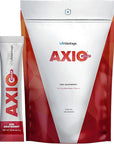 AXIO Regular Energy Drink Powder, Red Raspberry, 30 Packets, Instant Energy Powder, Energy Supplement in a Drink Mix, w/B Vitamins, DMAE, L-Theanine, Quercetin, Green Tea & Pine Bark Extract