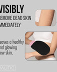 Valitic Exfoliating Glove Body Scrubber - Exfoliating Mitt Dead Skin Remover, Shower Face and Body Exfoliator - Korean Style Skin Scrubber Washcloth - Spray and Self Tan Remover, 1 Black with Pink