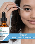 Eternal Glow Hyaluronic Acid Serum with Nourishing Botanicals – Intense Hydration for Plump, Radiant Skin – Best Face Serum for Anti Aging Skincare + Skin Barrier Support
