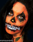 Mehron Makeup Fantasy FX Cream Makeup | Water Based | Halloween | Orange Face & Body Paint For Adults 1 fl oz (30ml) (ORANGE)