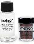 Mehron Makeup Metallic Powder (.) with Mixing Liqu 17 oz