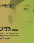 Lyfetrition Vegan Youth | 12 Fl oz Large Bottle | Anti-Aging And Wrinkle Serum | (Skin and Face Formula).