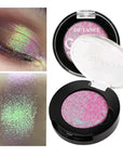 Afflano Chameleon Glitter Eyeshadow Metallic Eyes Makeup, Color Changing Holographic Multichrome Eyeshadow Shimmer, Highly Pigmented Duo Chrome Minerals Eye Shadow, Sparkling Face Highlighter
