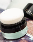 Setting Powder Lightweight Loose Powder Finishing Powder Long-Lasting Green/Translucent)-3 Boxes