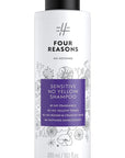 Four Reasons No Nothing Sensitive No Yellow Shampoo - Unscented Silver Shampoo for Blonde Hair | 100% Vegan | 300 ml
