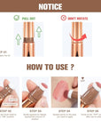 MEICOLY Liquid Contour Beauty Wand,Cream Contour Stick with